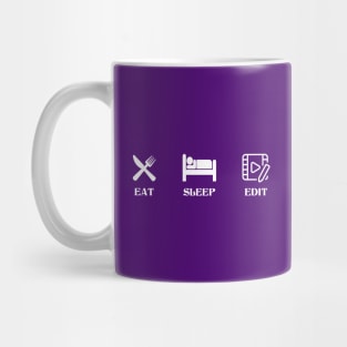 Funny Editing Photographer Video Editor Film Edit Mug